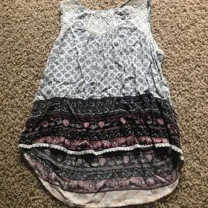 Patterned Tank Top